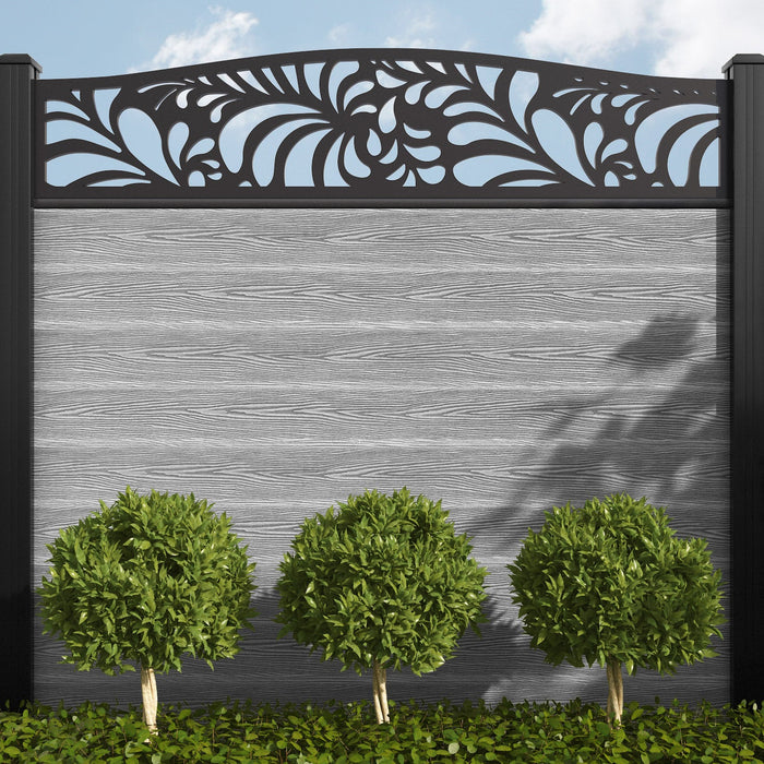 VALLA WPC CON ALUMINIO