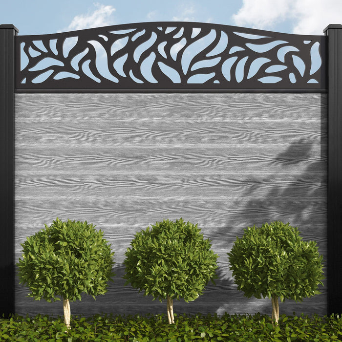 VALLA WPC CON ALUMINIO
